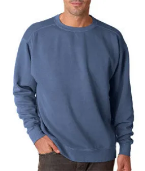 1566 Chouinard Adult Crew-Neck Blended Sweatshirt Blue Jean Pgmdye