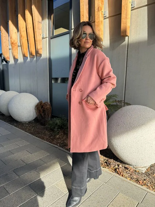 5061 - Style Coat - Tea Rose