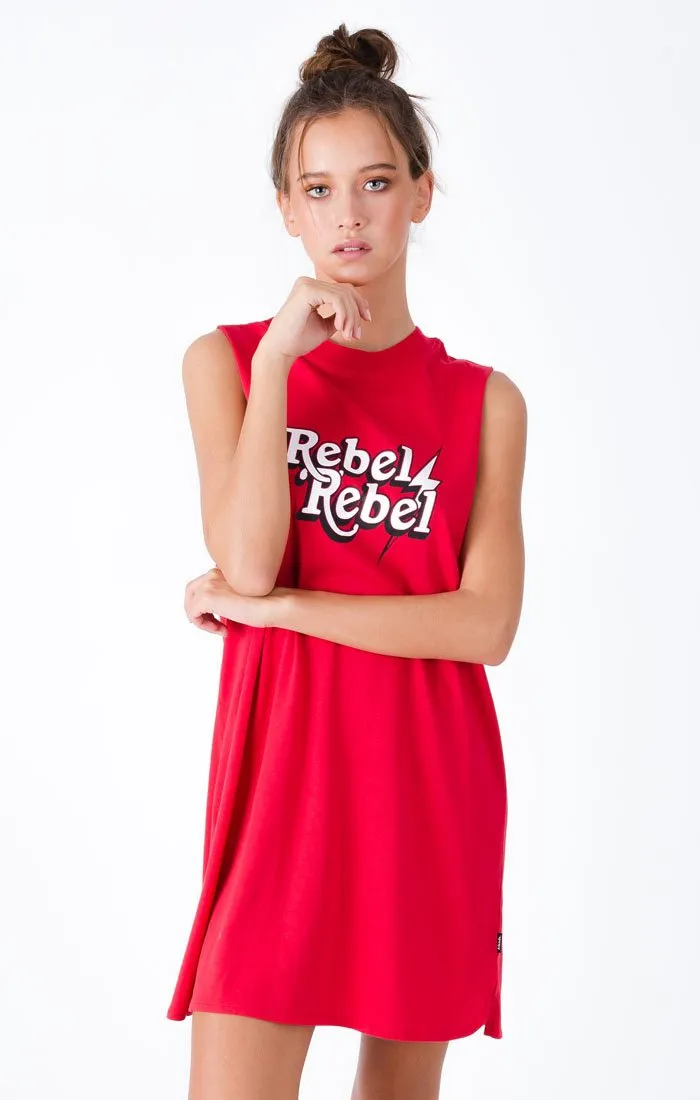 Afends Womens Rebel Girl - Bandcut Dress
