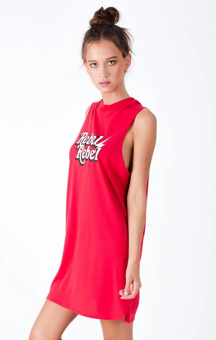 Afends Womens Rebel Girl - Bandcut Dress