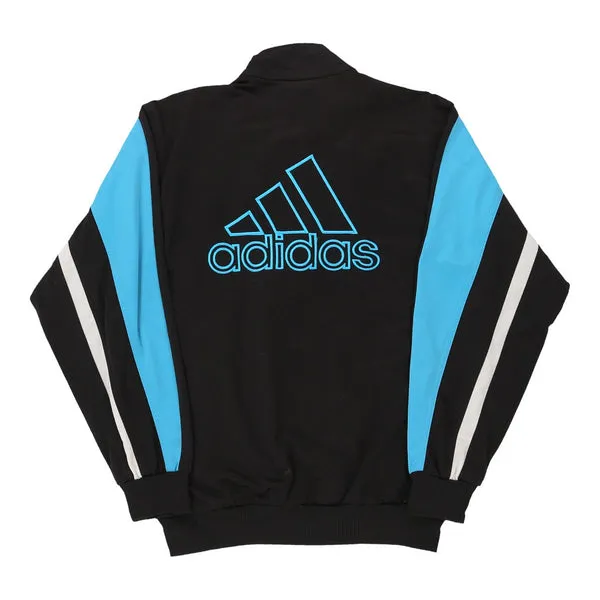 Age 12-13 Adidas Spellout Track Jacket - Large Block Colour Polyester