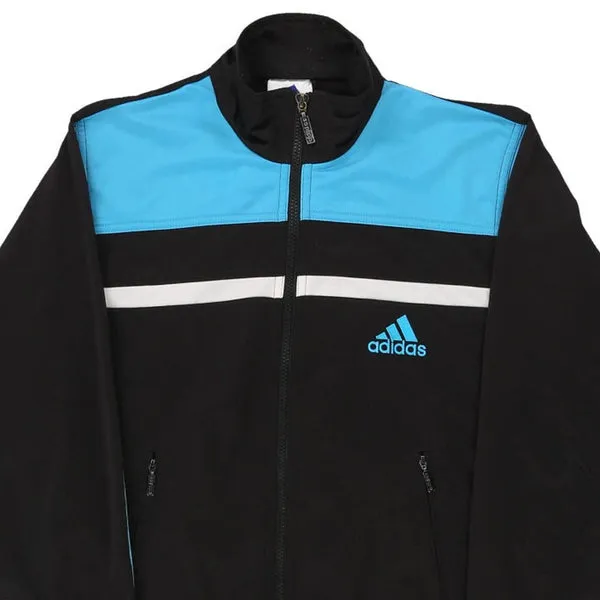 Age 12-13 Adidas Spellout Track Jacket - Large Block Colour Polyester