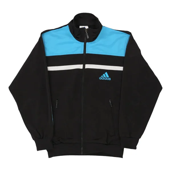 Age 12-13 Adidas Spellout Track Jacket - Large Block Colour Polyester