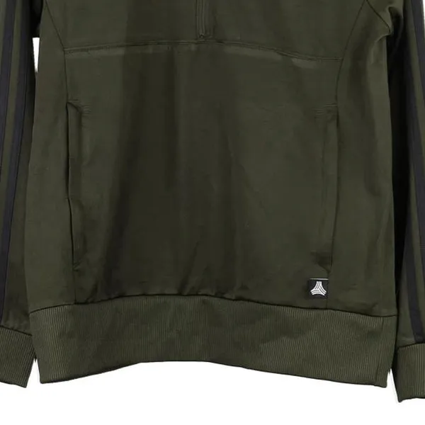 Age 13-14 Adidas Track Jacket - Large Green Polyester