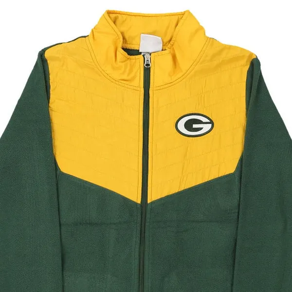 Age 14 Green Bay Packers Nfl Team Apparel NFL Fleece Jacket - XL Green Polyester