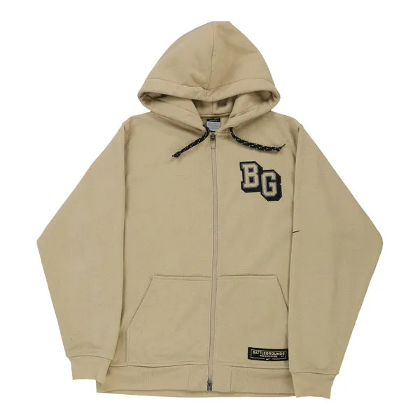 Battle Ground Nike Fleece Jacket - Medium Beige Polyester