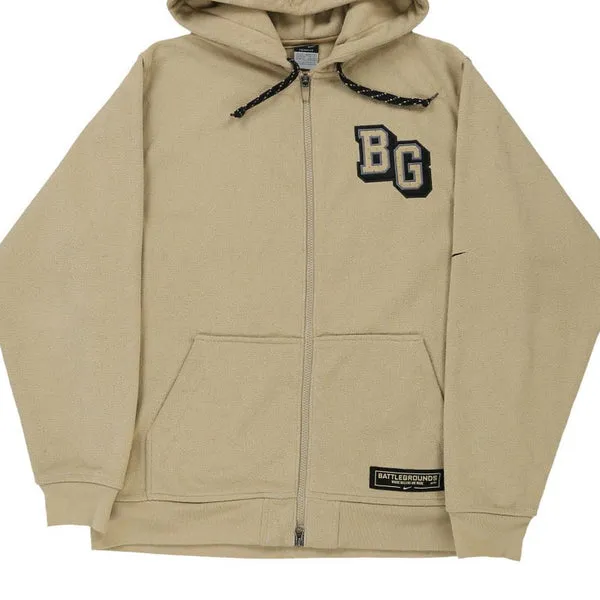 Battle Ground Nike Fleece Jacket - Medium Beige Polyester