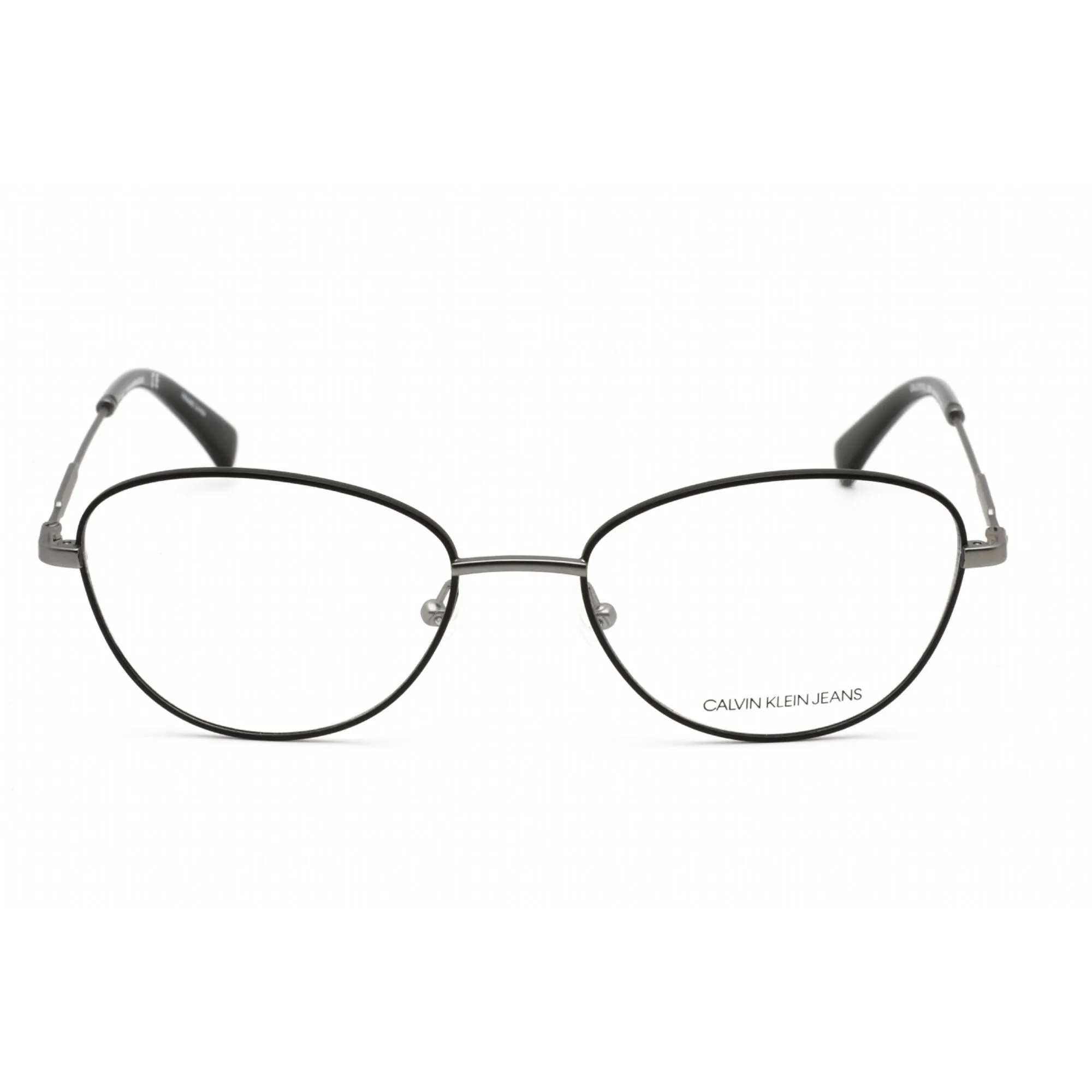 Calvin Klein Jeans Unisex Eyeglasses - Satin Black Frame Clear Lens | CKJ20103 001