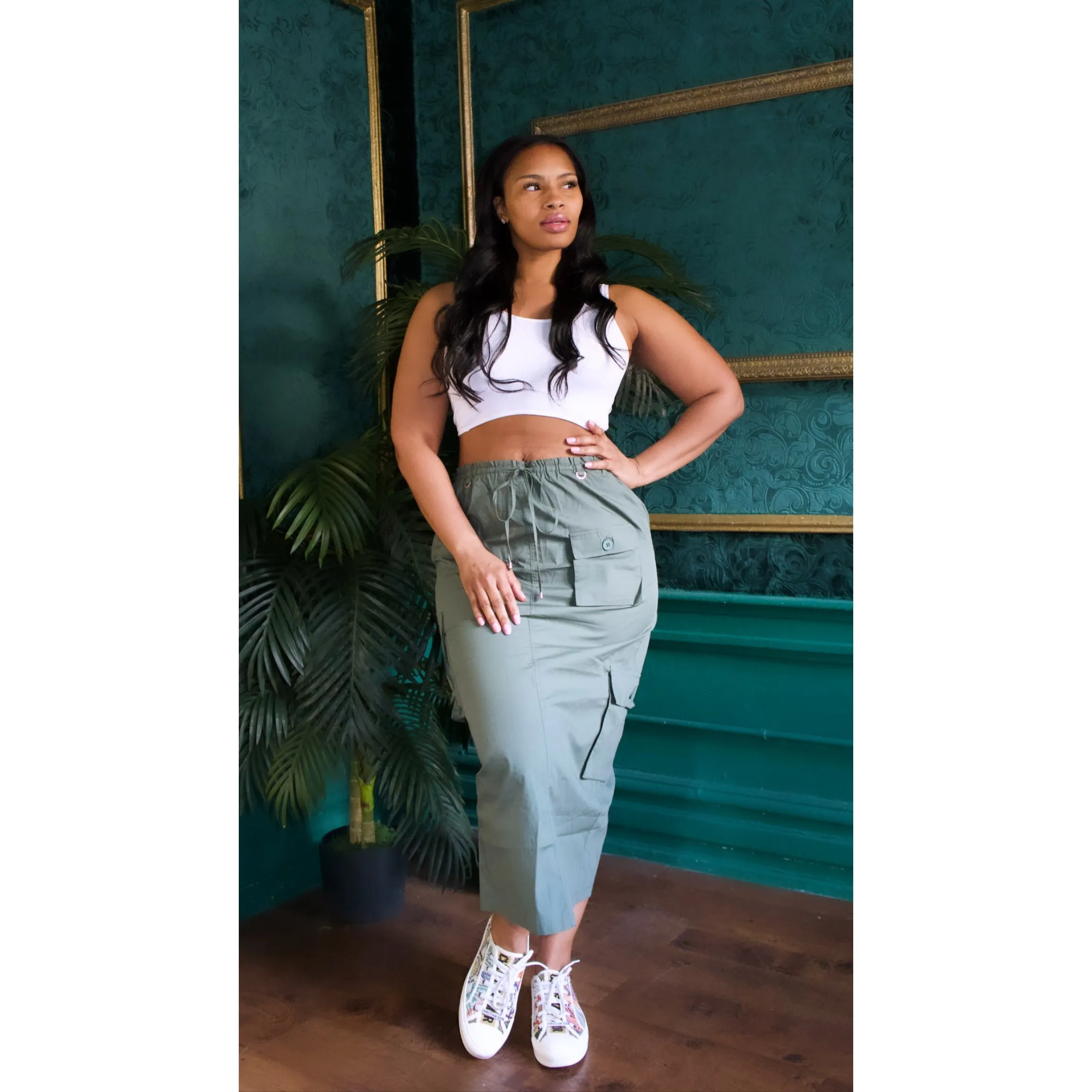 Cargo Maxi skirt
