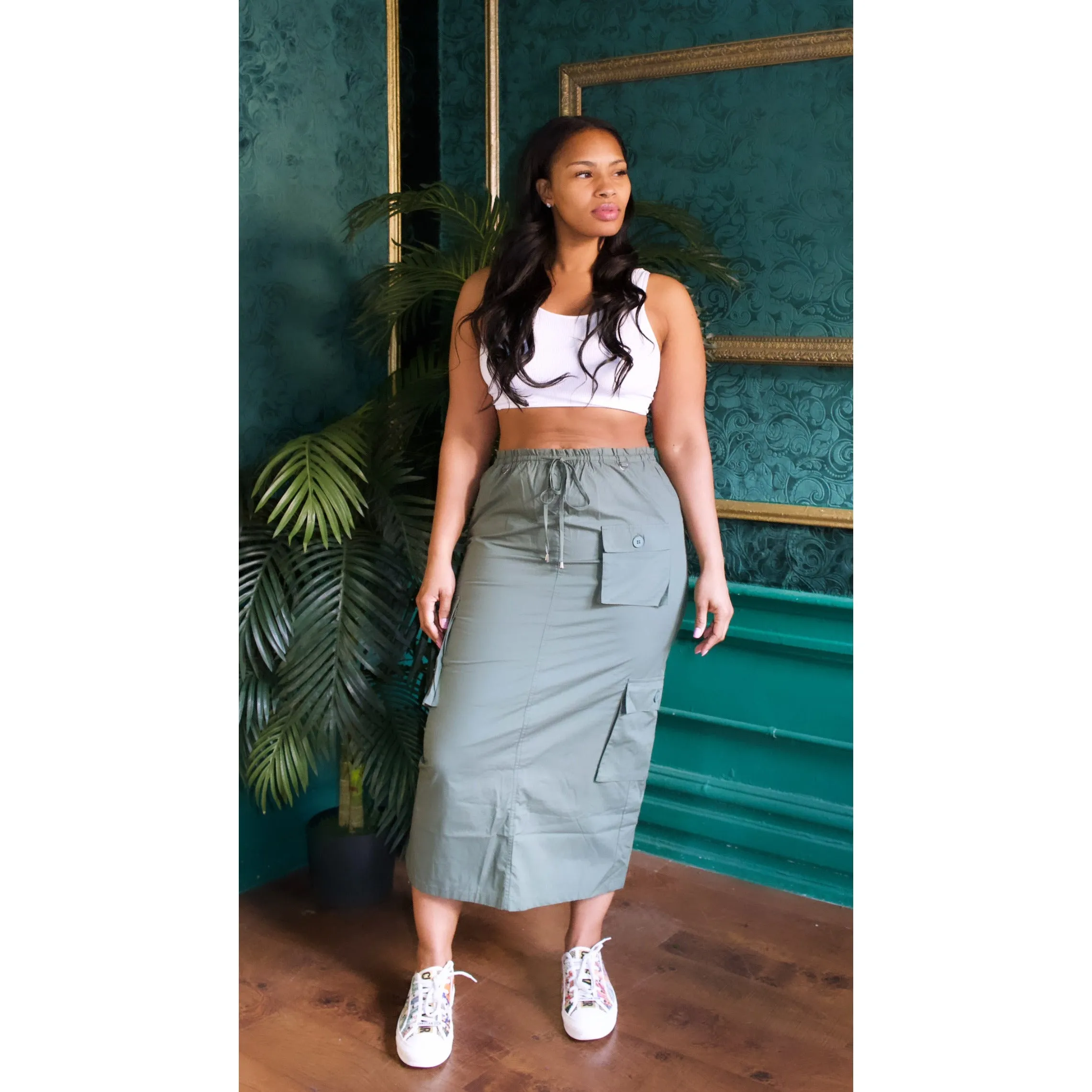 Cargo Maxi skirt