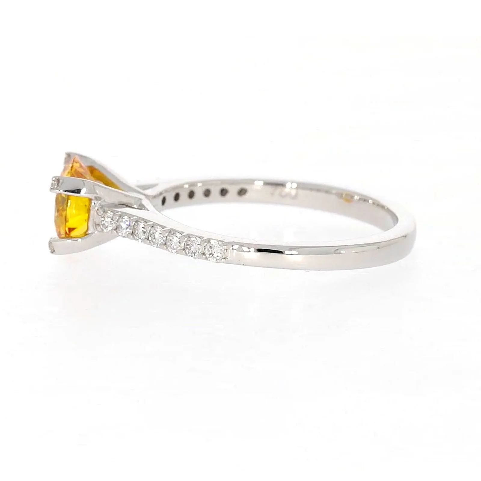 Celebration 18ct White Gold Round Brilliant Cut 1.40 CARAT tw of Lab Grown Diamond Ring