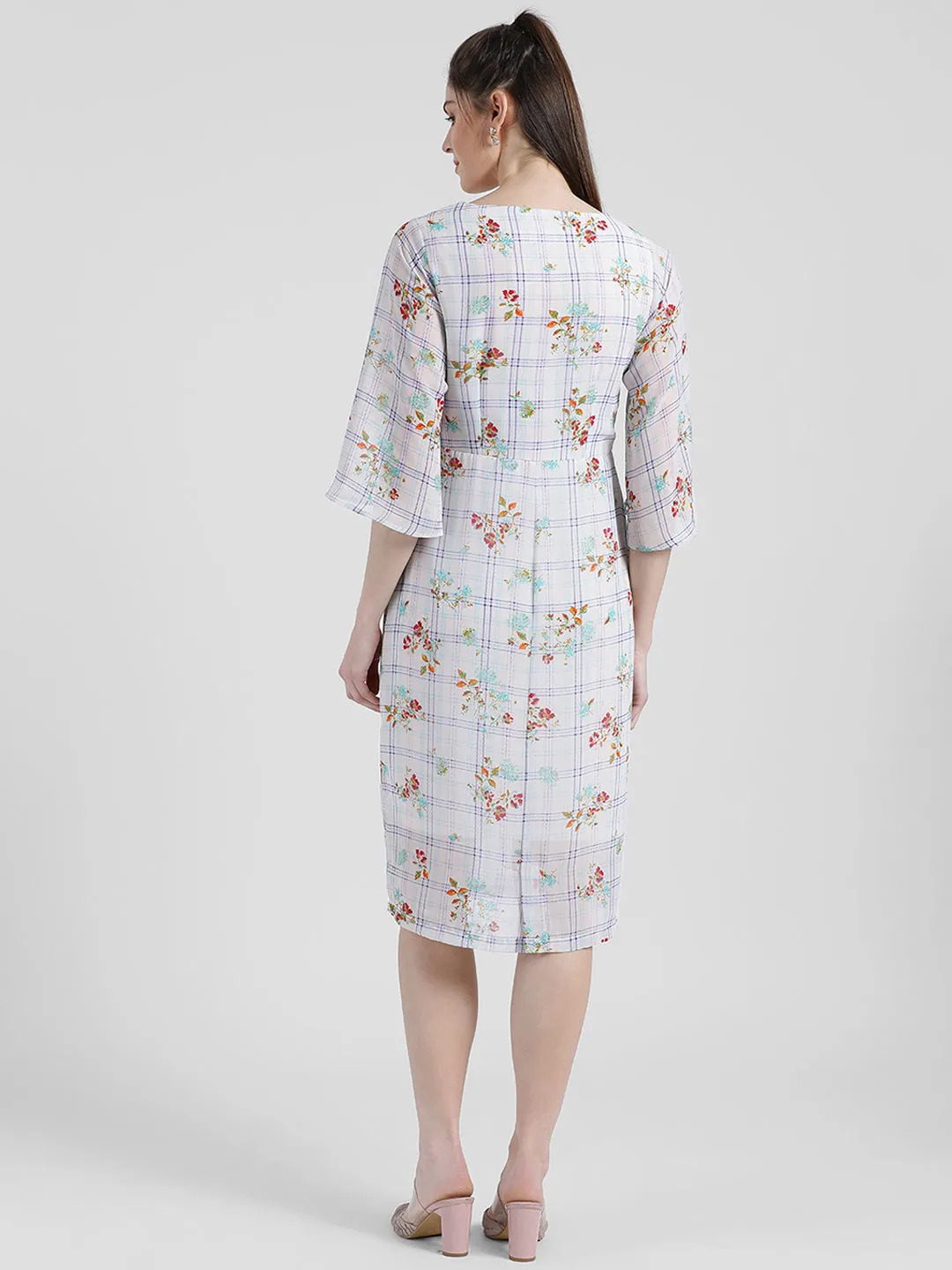 Checked Bodycon Dress