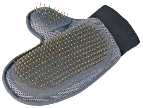 Coat Care Glove with Wire Bristles