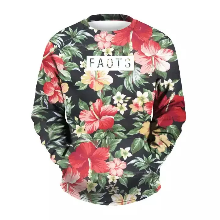 Custom 3d sublimation Print Hoodie Pullover sweater