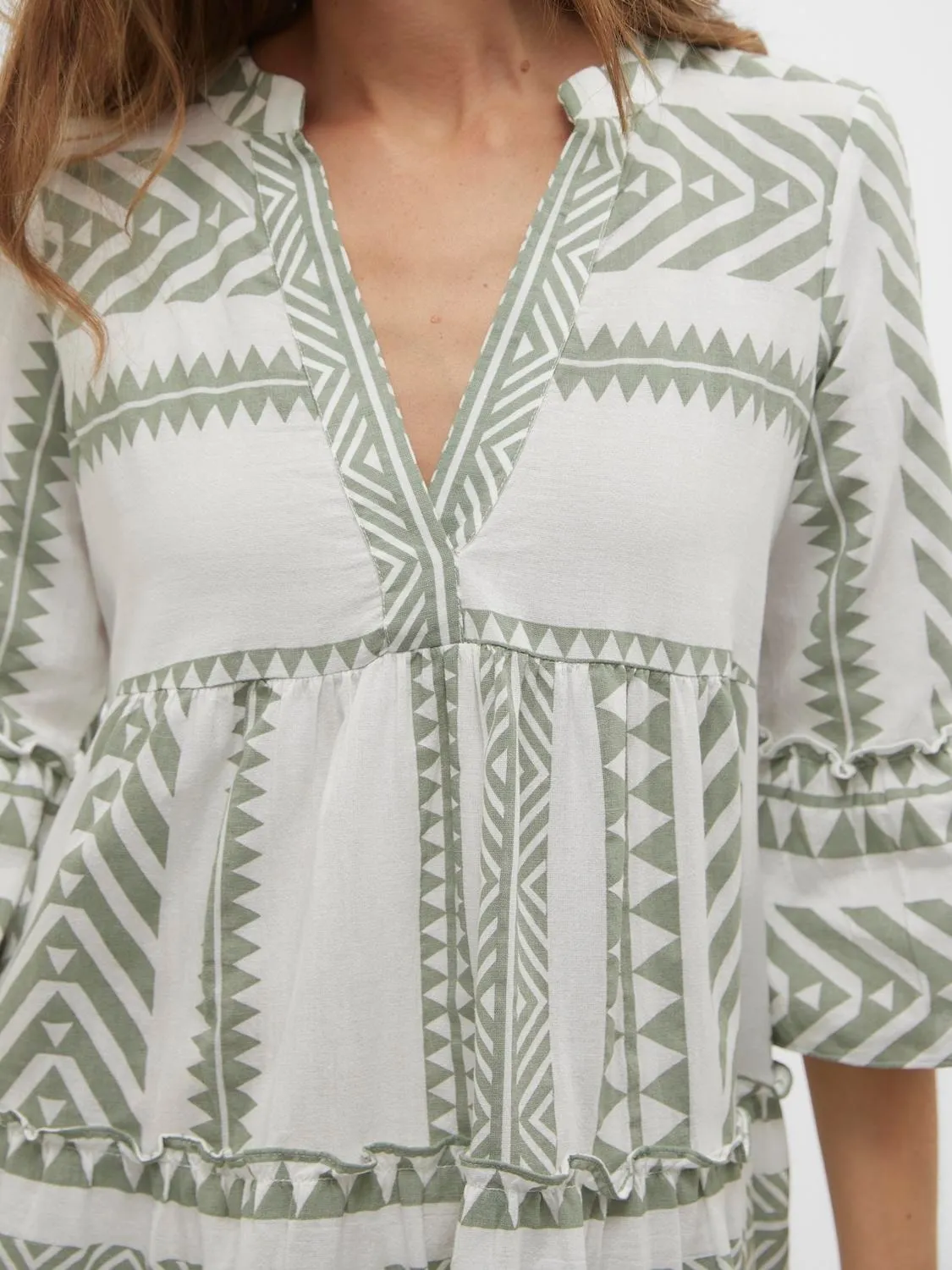 Dicthe Dress - Hedge Green
