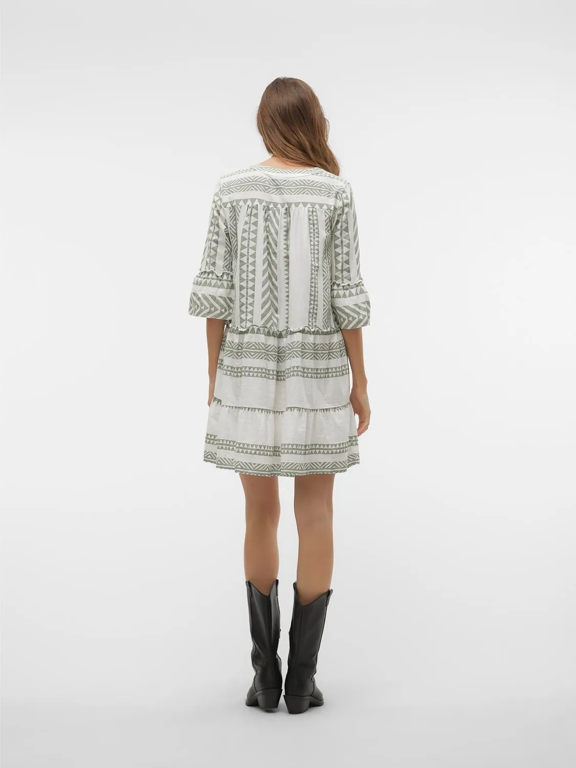 Dicthe Dress - Hedge Green