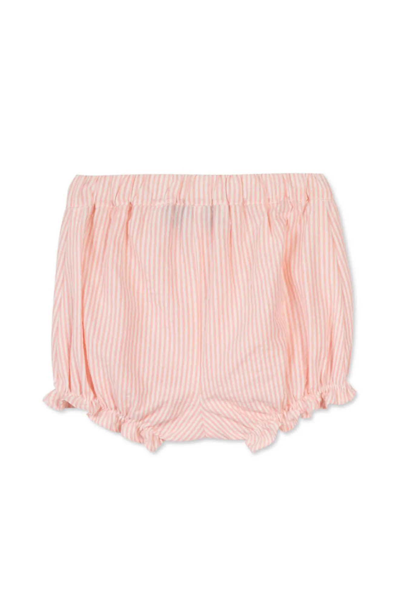 Dress - Peach seersucker