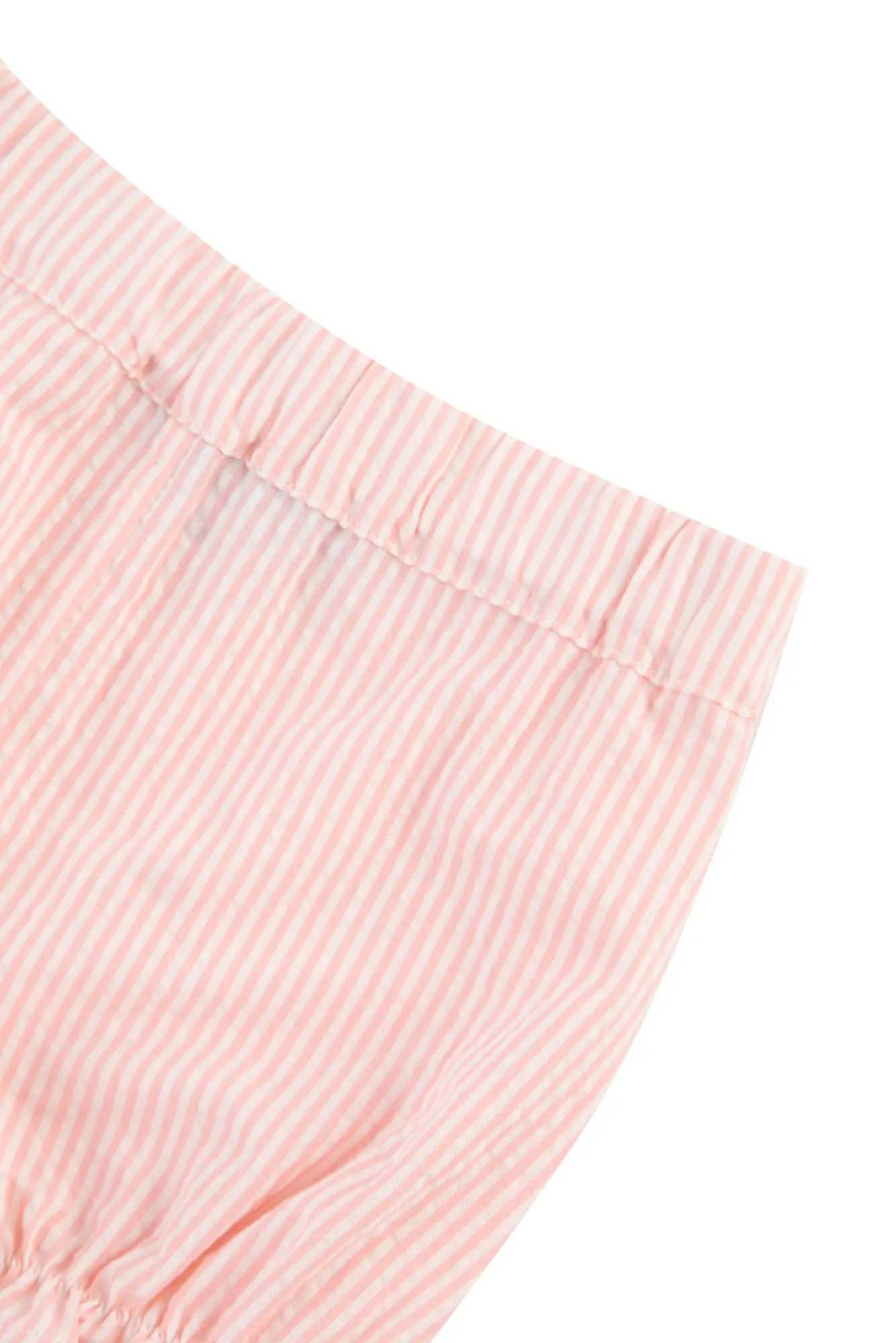 Dress - Peach seersucker