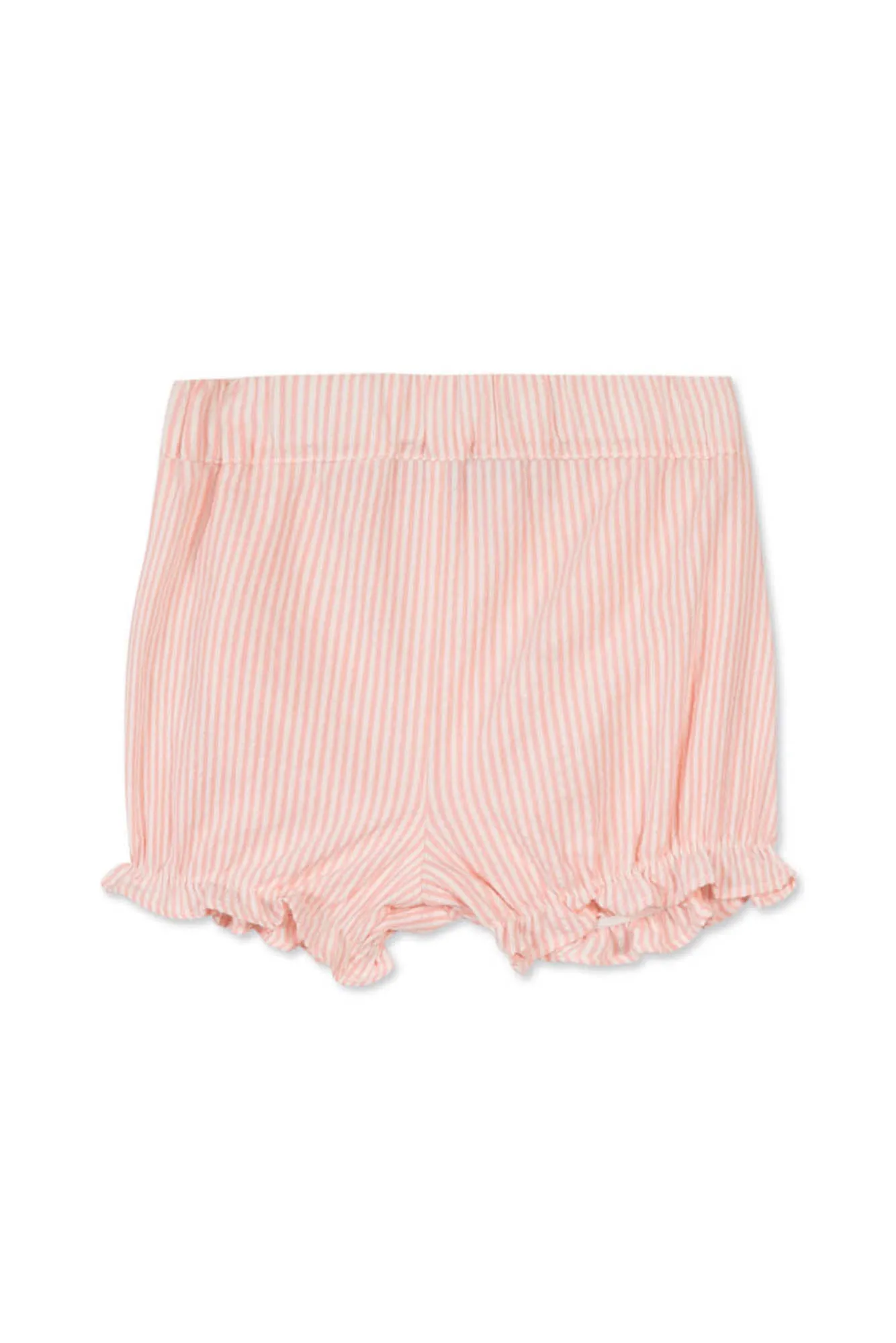 Dress - Peach seersucker