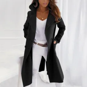 Dubbelrijige Trenchcoat