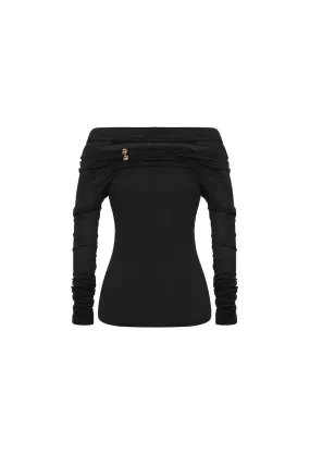 Edna Bodycon Long Sleeved Knitted Fabric Top