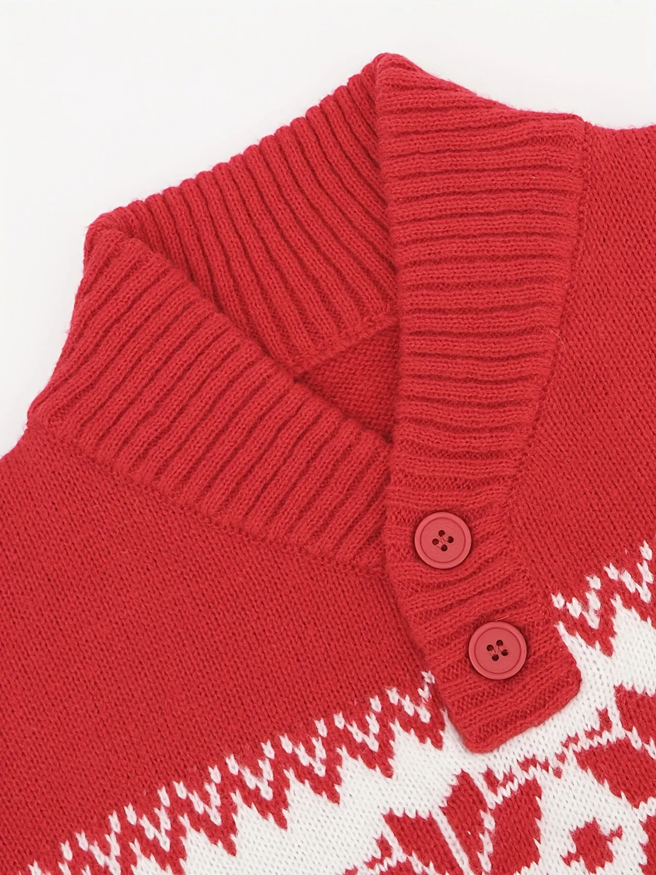 Edvard Nordic Pullover | Warmer Norwegischer Strickpullover mit Kragen für Herren