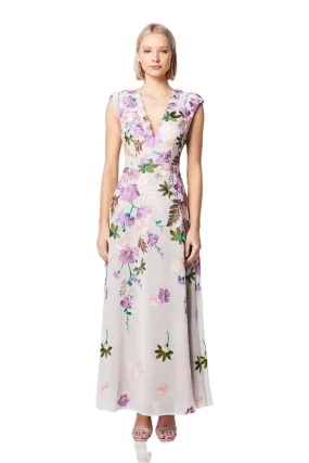 Elliatt Venetian Floral Maxi Dress in Multi Reverie – Elegant Embroidered Gown
