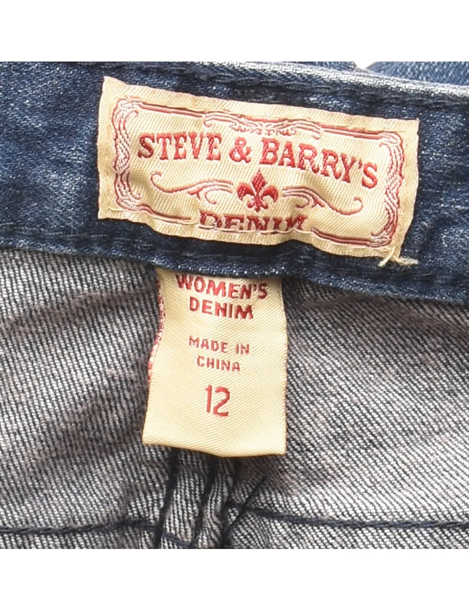 Embellished Medium Wash Y2K Flared Jeans - W35 L32