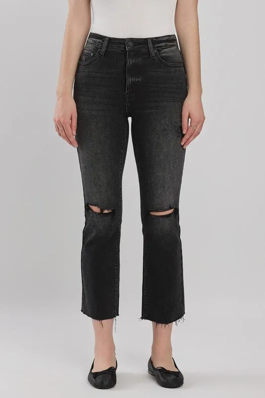 Emery High Rise Kick Flare - Shallow