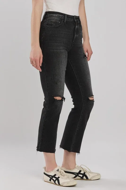 Emery High Rise Kick Flare - Shallow