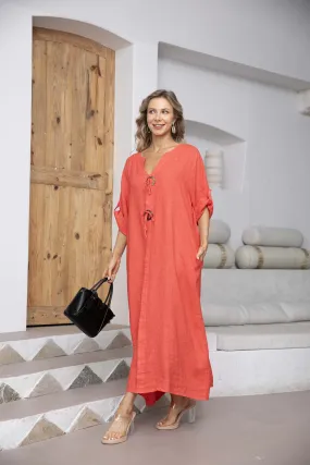 Emilia's Coconut Button Dress