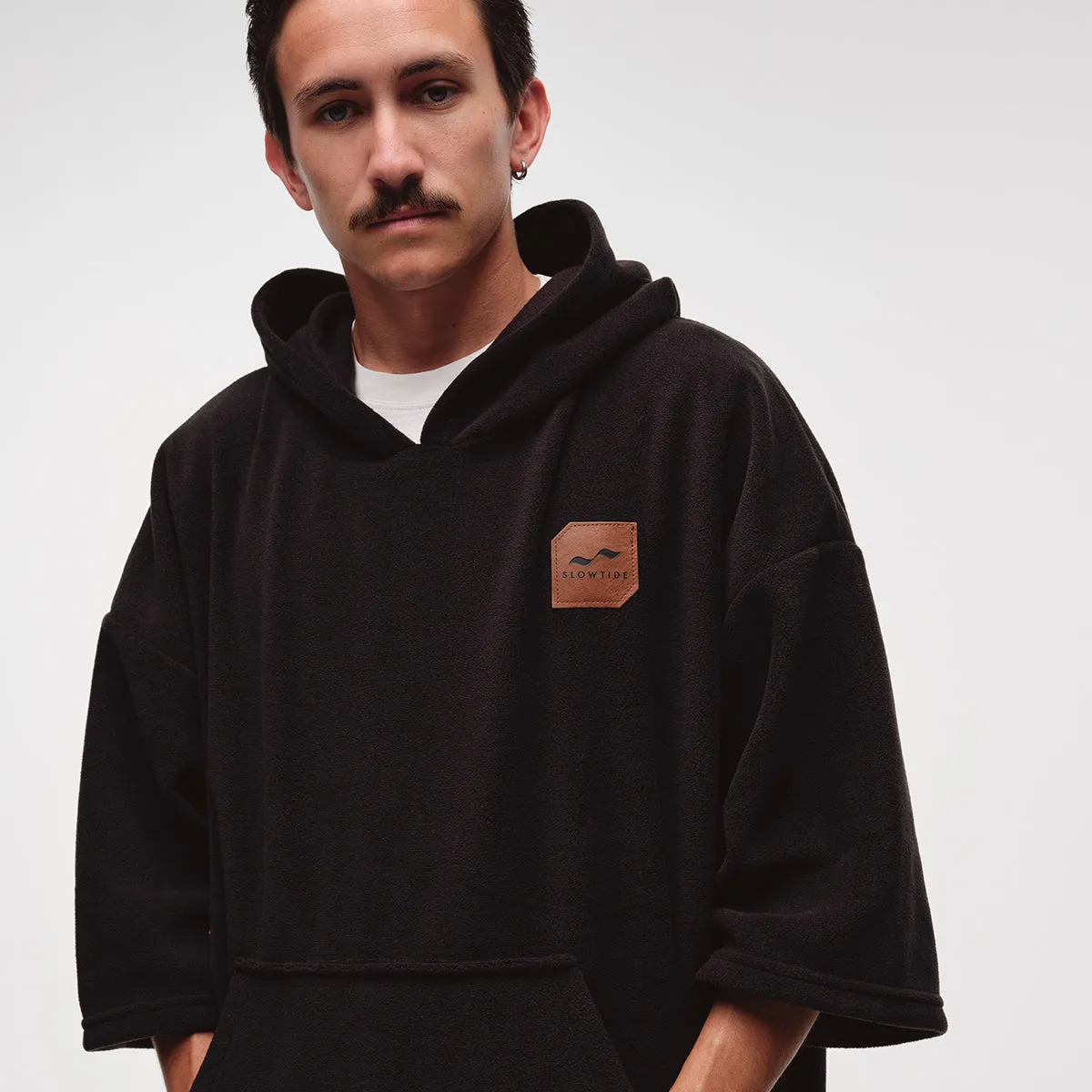 Everyday Chilling Fleece Poncho - L/XL