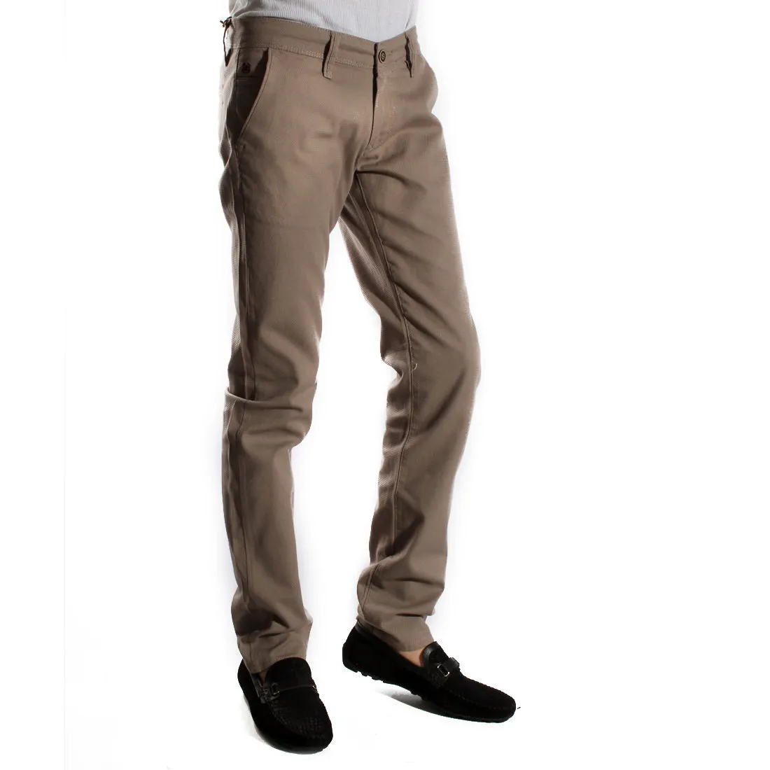 fabric pant- gray/ made in Turkey -3380