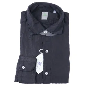 Finamore Extra-Slim Lightweight Linen Shirt