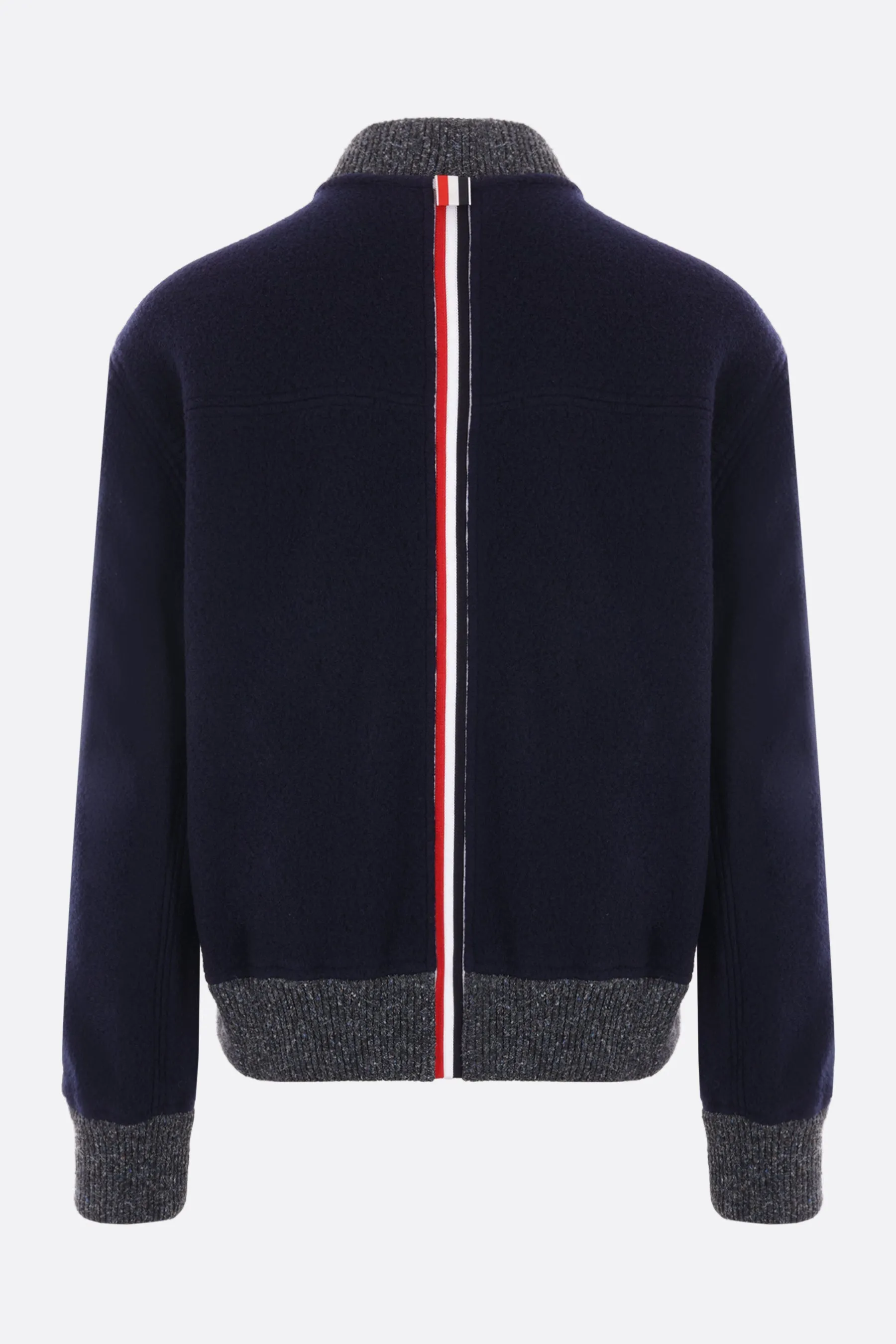 Fleece Wool Bomber Jacket