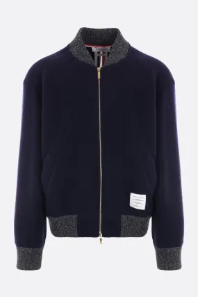 Fleece Wool Bomber Jacket
