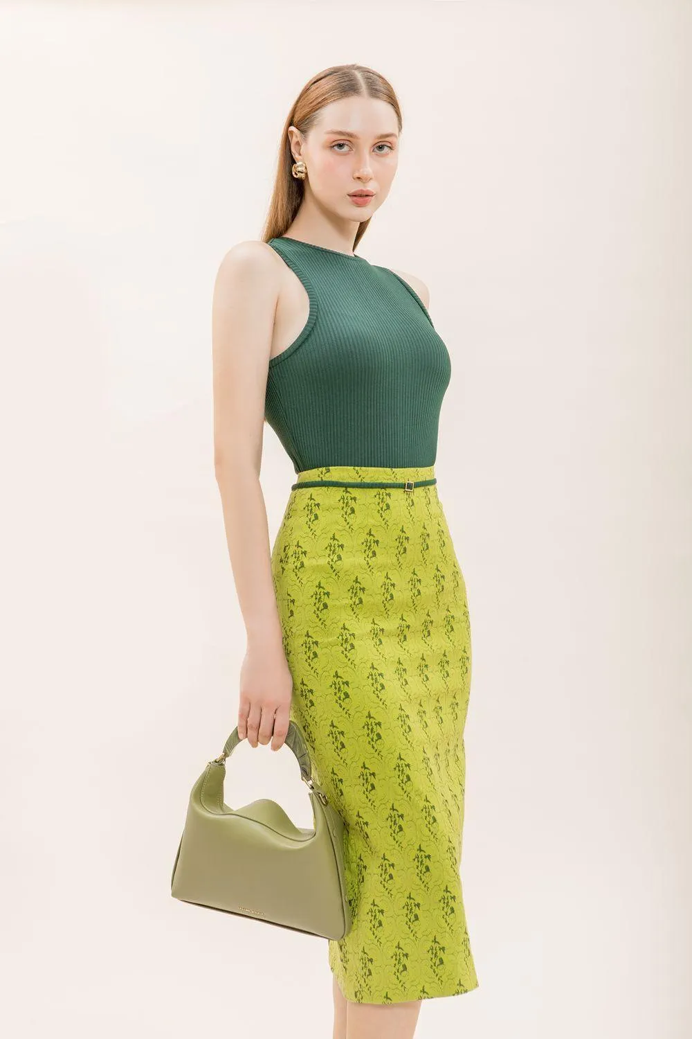 Galatea Bodycon Sleeveless Cotton Top