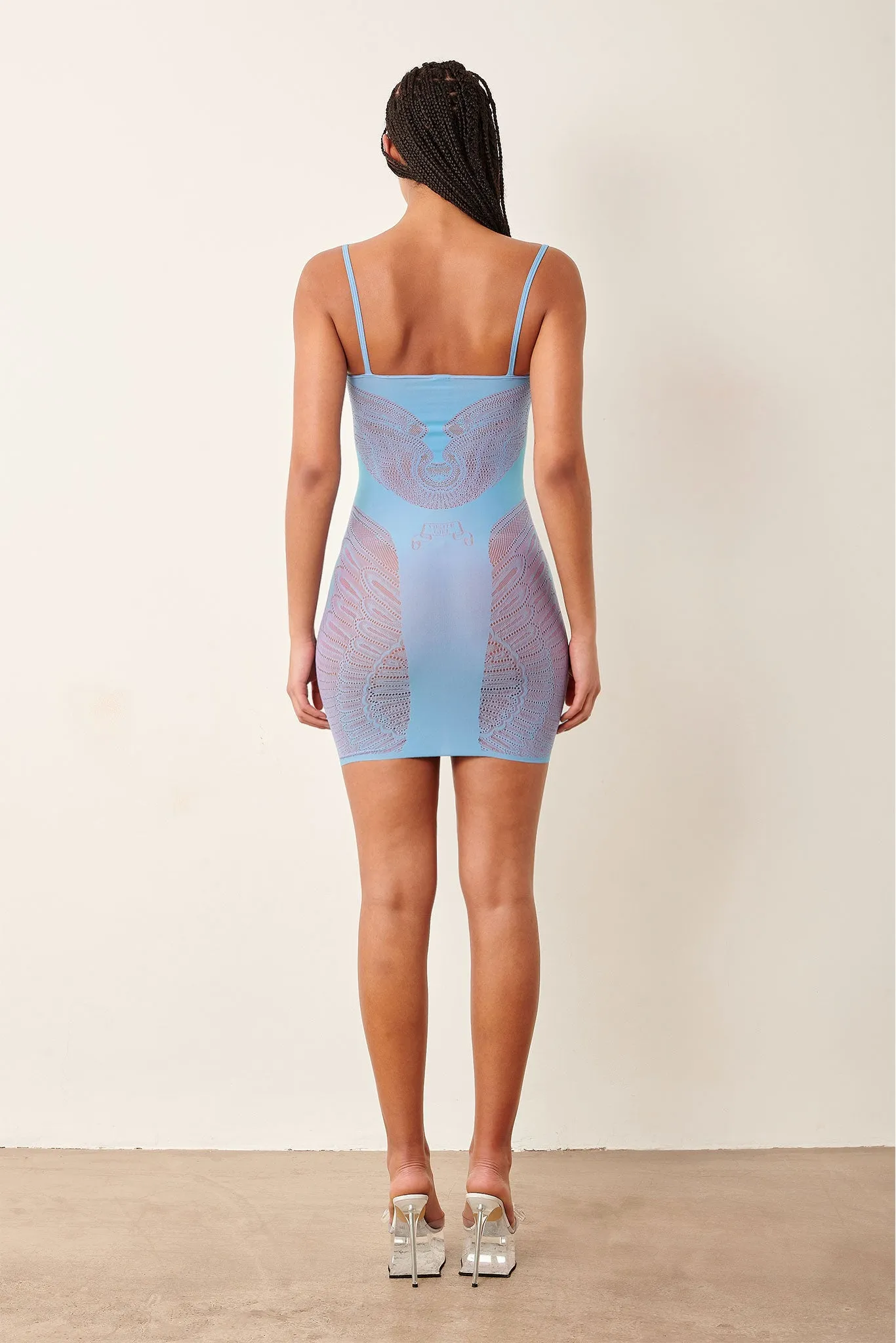 Gisele Dress Crypto Blue