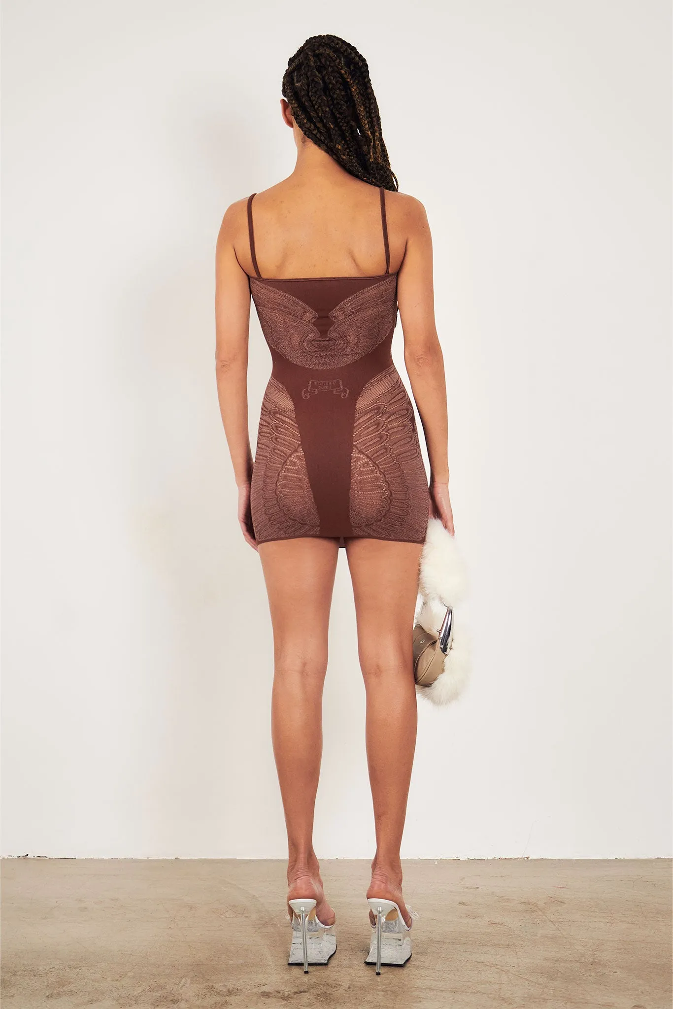 Gisele Dress Old Money Brown
