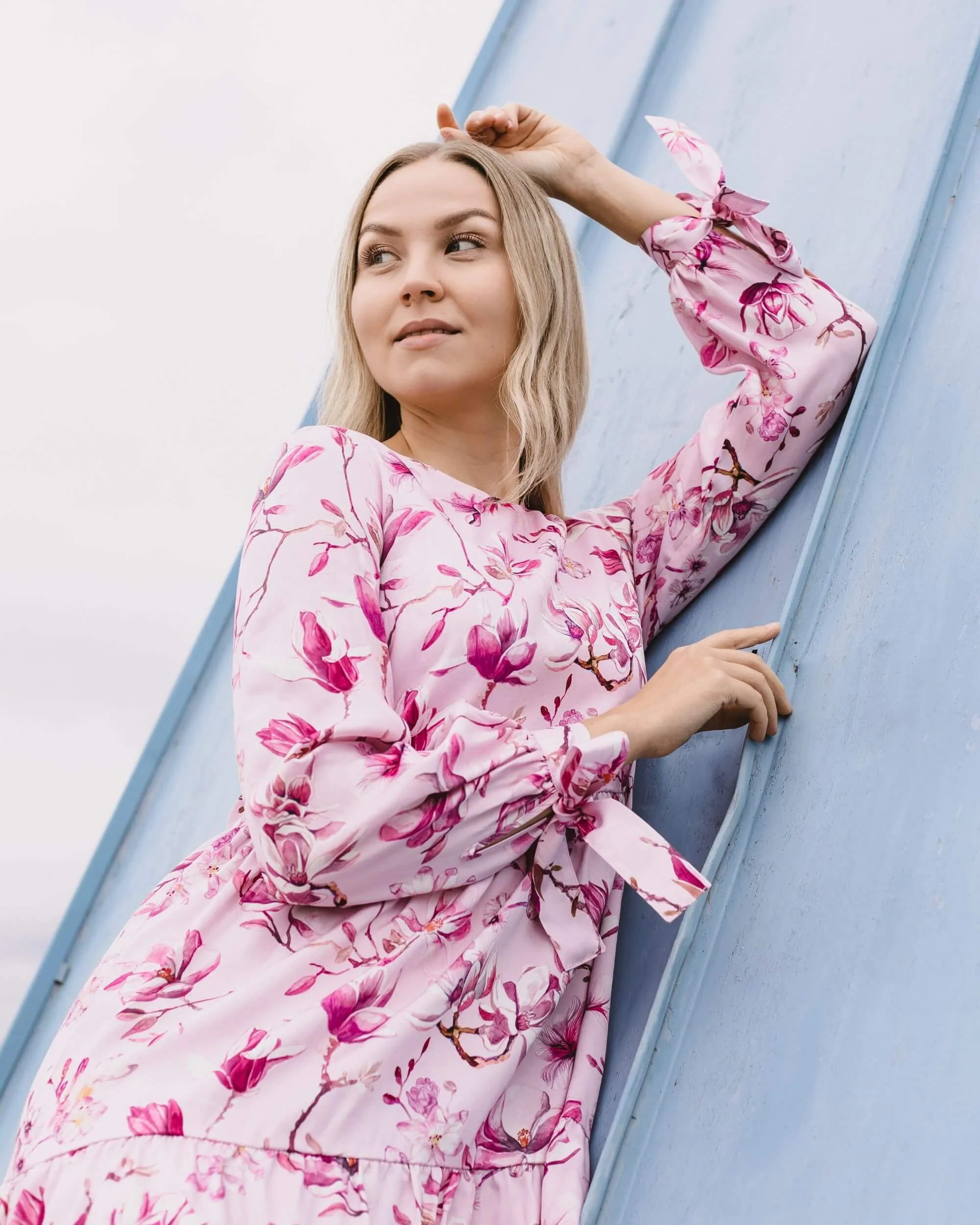 Hailey Dress Ballet of Blossoms Pink