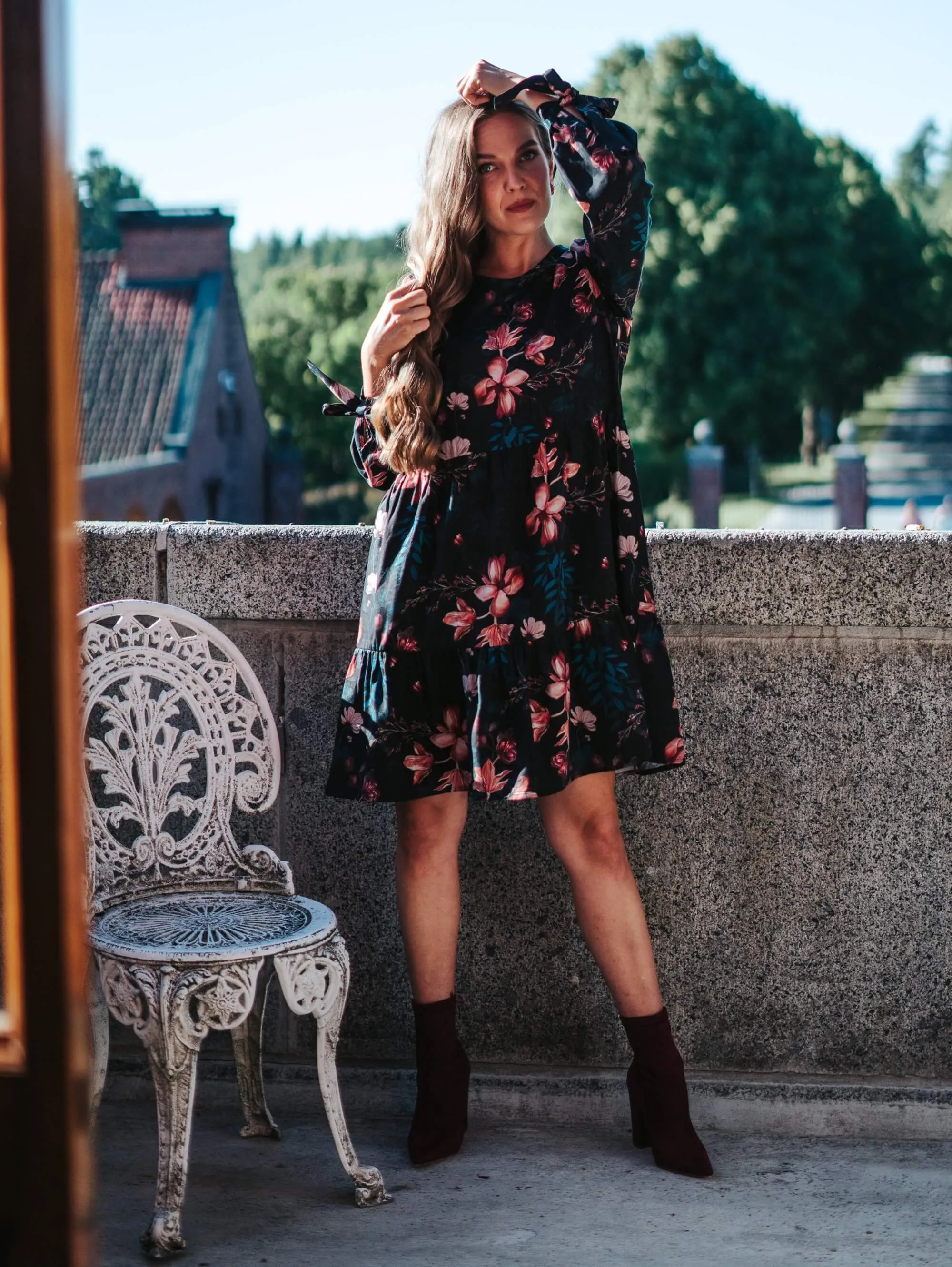 Hailey Dress Versailles Dark Blue