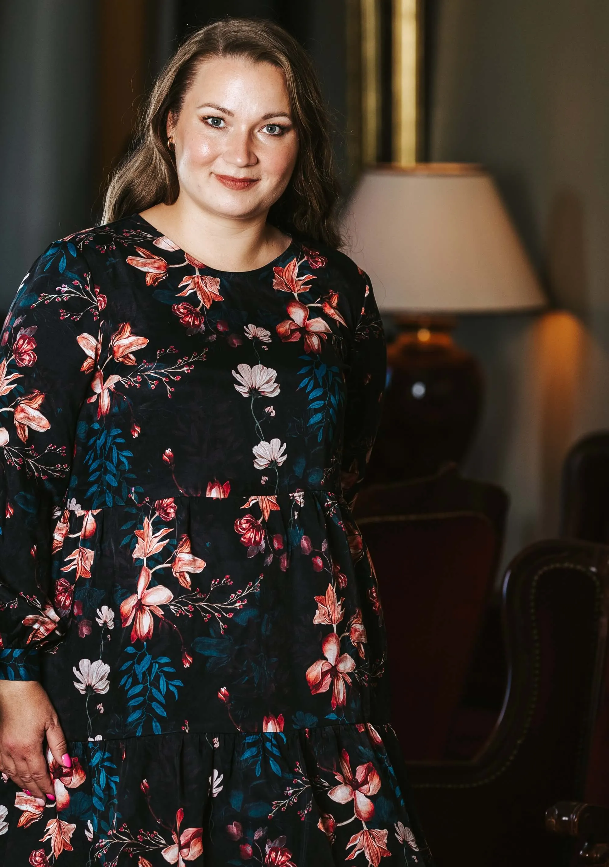 Hailey Dress Versailles Dark Blue