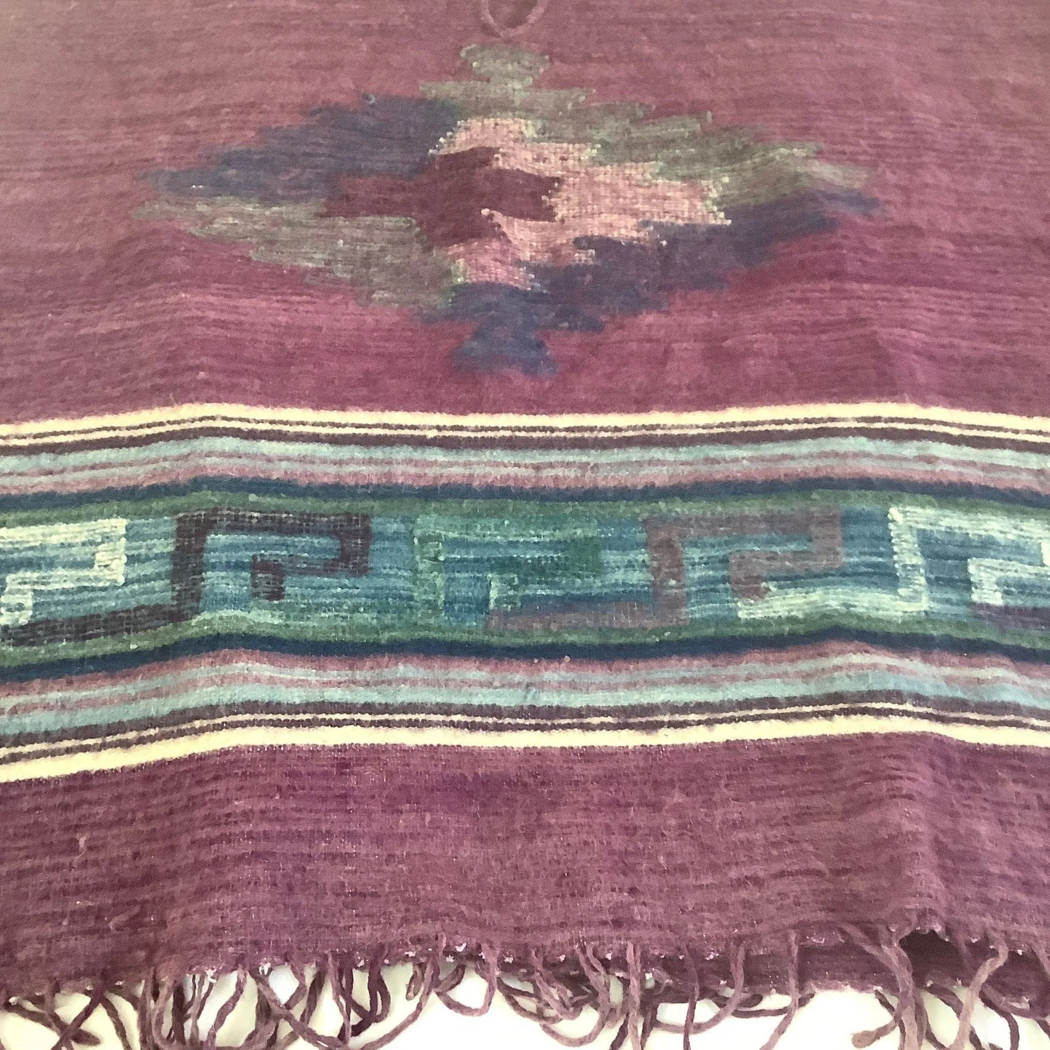 Handwoven Rustic Poncho
