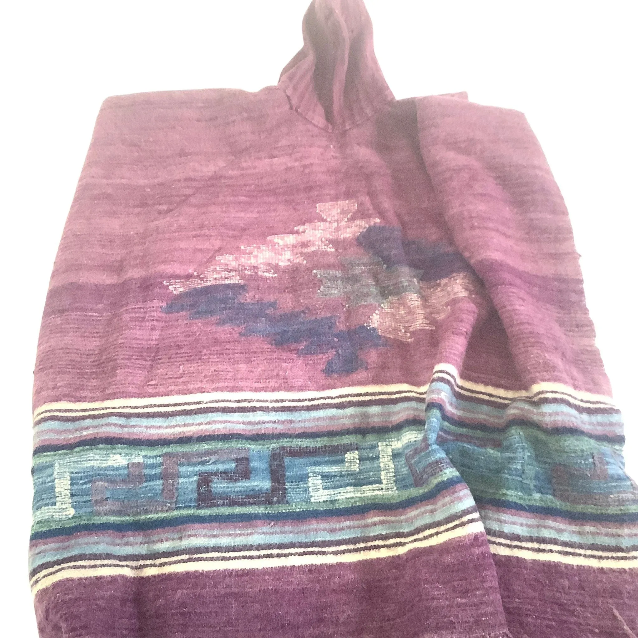 Handwoven Rustic Poncho