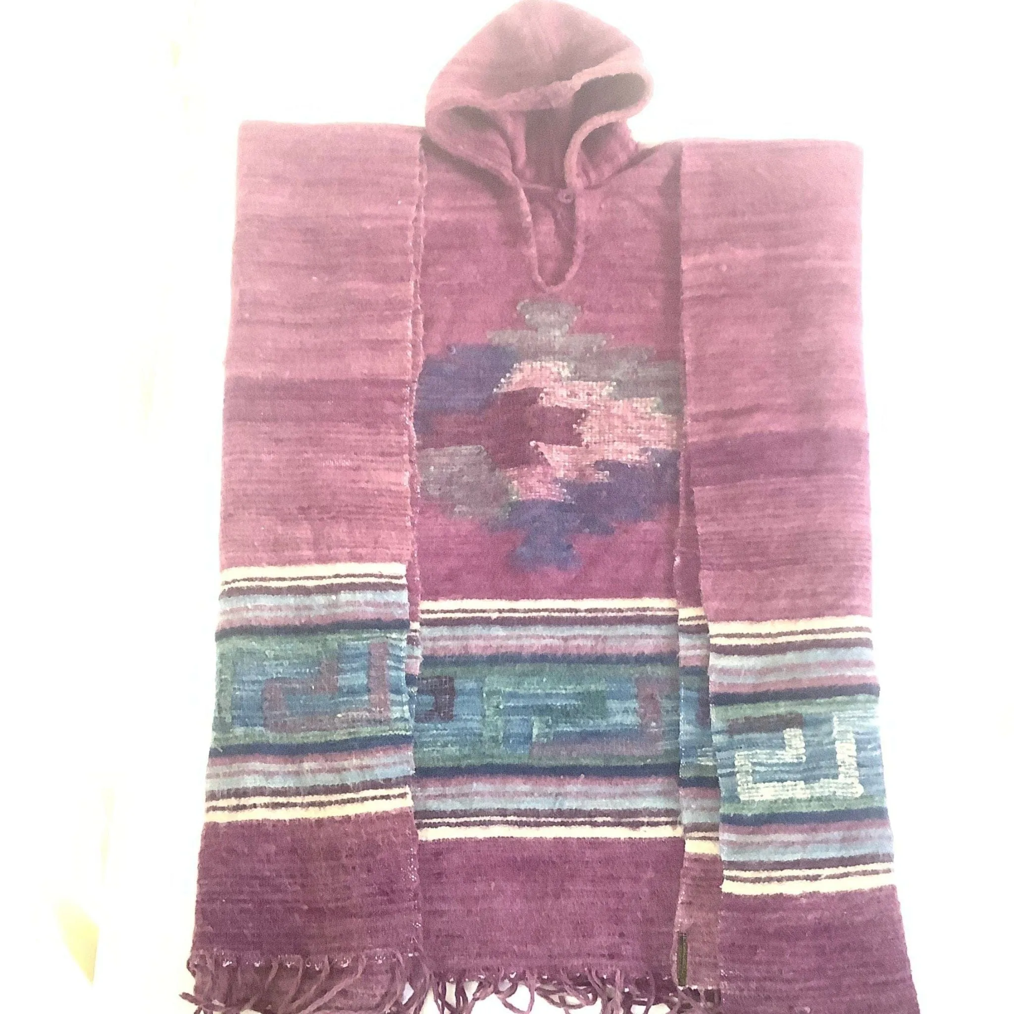 Handwoven Rustic Poncho