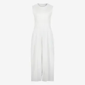 Jackie Dress Technical Jersey | White