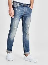 Jeans Jack & Jones Tim Slim avec trous
