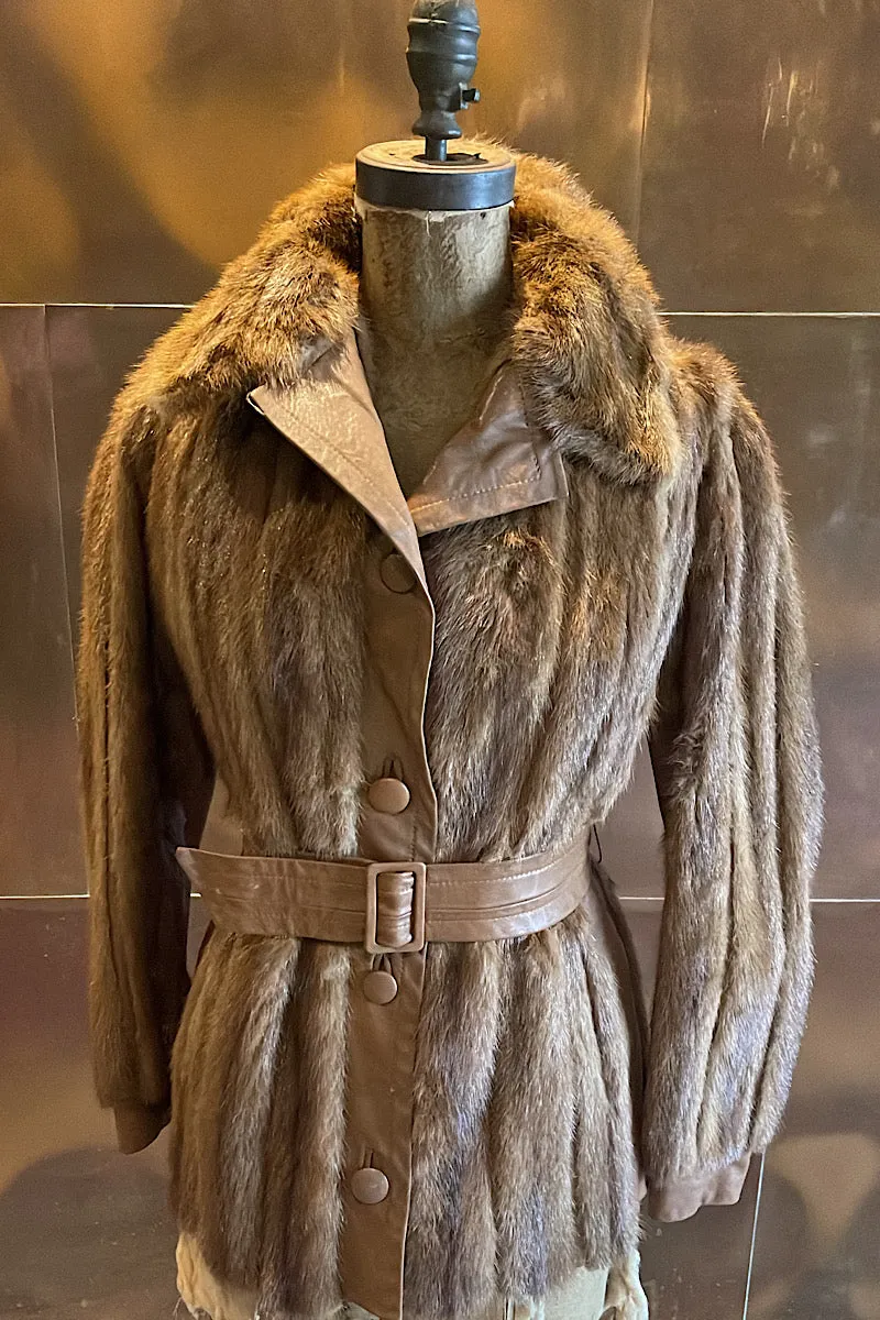 La-Vie Fur Coat