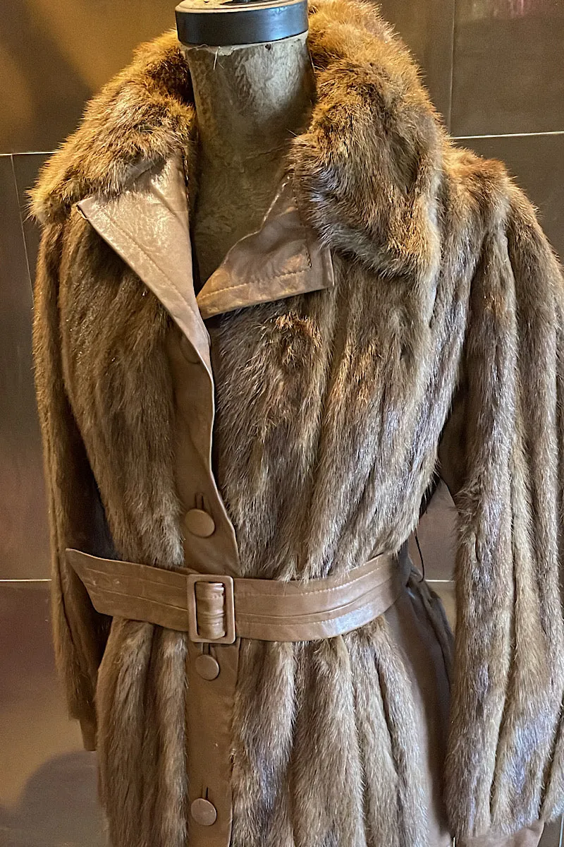 La-Vie Fur Coat