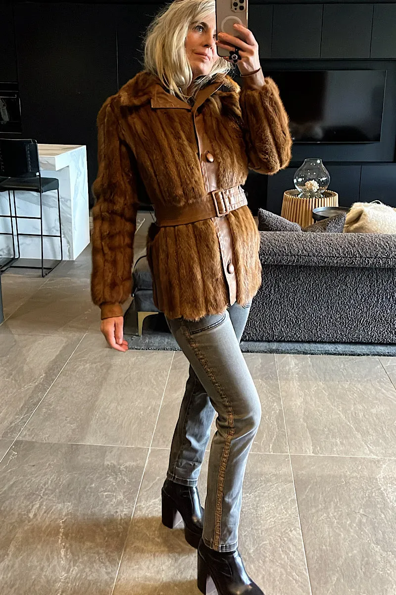 La-Vie Fur Coat
